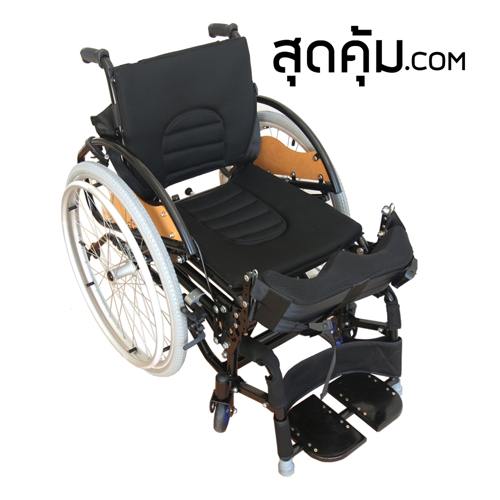 รถเข็น-วีลแชร์-สปอร์ต-ปรับยืน-Standing-Wheelchair-รุ่น-Super-Standing-Two